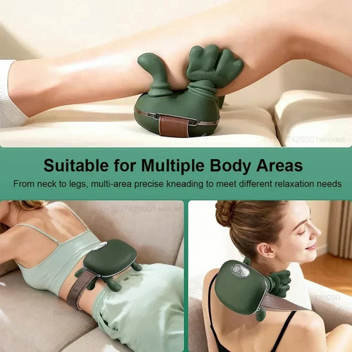 Cordless massager suitable for multiple body areas